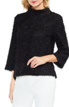 Women's Vince Camuto Textured Sparkle Knit Top - Black