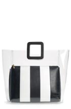 Staud Large Shirley Transparent Handbag - Black