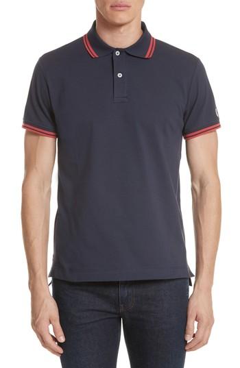 Men's Todd Snyder + Champion Tipped Pique Polo - Blue
