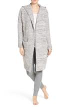 Women's Barefoot Dreams Cozychic California Lounge Coat - Grey