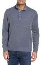 Men's Tommy Bahama Cold Springs Snap Mock Neck Sweater - Blue