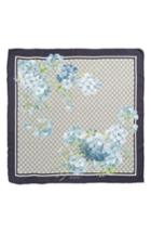 Women's Gucci Gg Blooms Foulard Scarf, Size - Blue