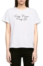 Women's Rag & Bone/jean Easy Come Easy Go Cotton Tee, Size - White