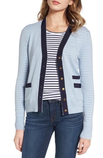Women's J.crew 'harlow' Cardigan, Size - Blue