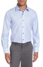 Men's Lorenzo Uomo Trim Fit Geometric Dress Shirt