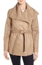 Women's Laundry By Shelli Segal Belted Faux Suede Jacket