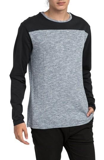 Men's Rvca Coast To Coast Colorblock T-shirt - Black