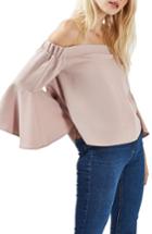 Women's Topshop Ella Off The Shoulder Top