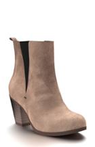 Women's Shoes Of Prey Block Heel Chelsea Boot .5 A - Brown