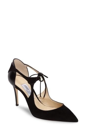 Women's Jimmy Choo Vanessa Lace-up Pump .5us / 36.5eu - Black