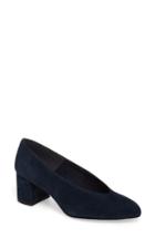 Women's Bella Vita Jensen Block Heel Pump .5 M - Blue