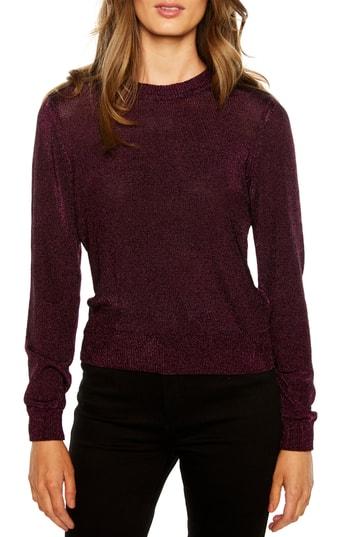 Women's Bardot Metallic Sweater - Metallic