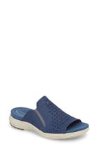 Women's Aravon Beaumont Slide Sandal B - Blue