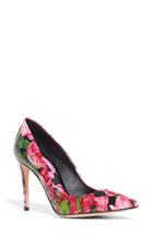 Women's Dolce & Gabbana Rose Print Pointy Toe Pump