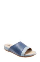 Women's Softwalk Del Mar Slide Sandal W - Blue