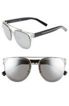Men's Dior 'black Tie' 56mm Sunglasses - Crystal Black Crystal
