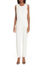 Women's Theory Remaline Admiral Crepe Jumpsuit - Ivory
