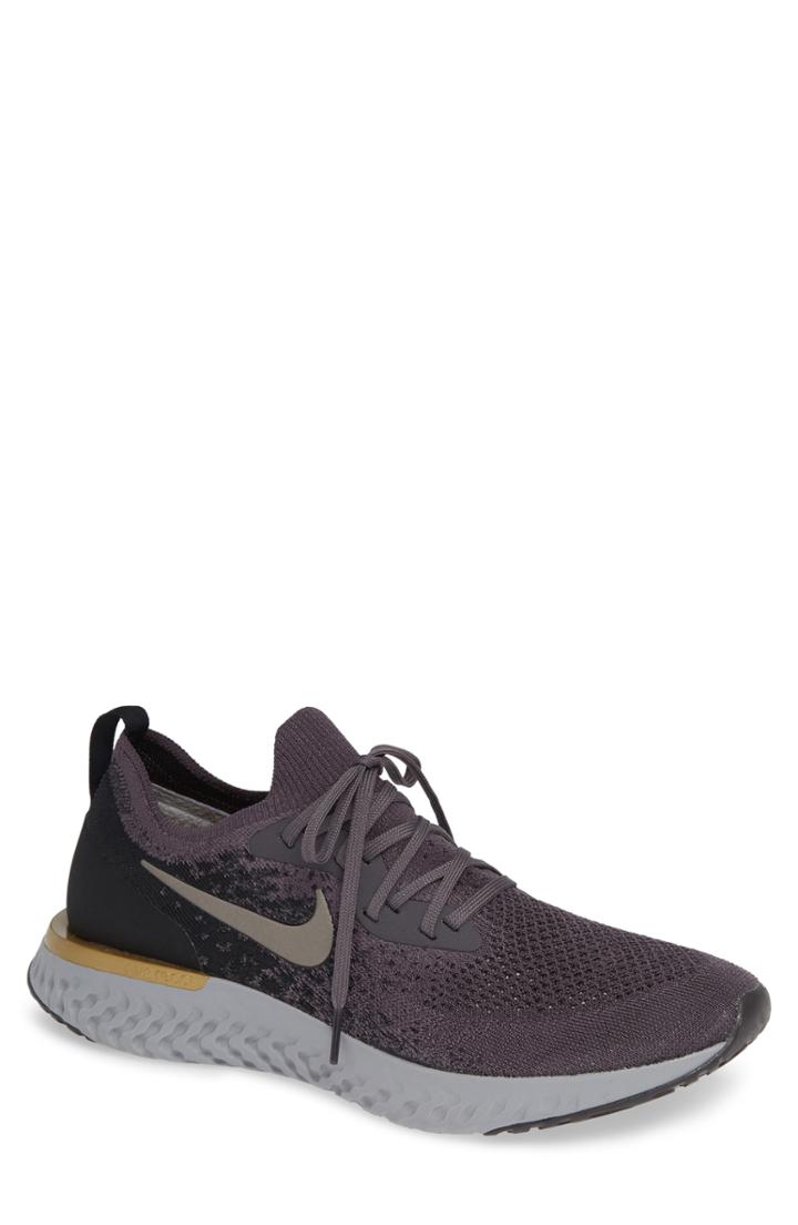 Men's Nike Epic React Flyknit Running Shoe M - Purple