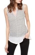 Women's Sanctuary City Layer Look Top - White