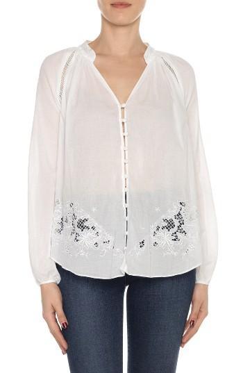 Women's Joe's Flora Cotton Lawn Blouse - White