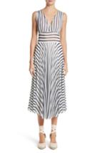 Women's Fuzzi Multistripe Midi Dress - White