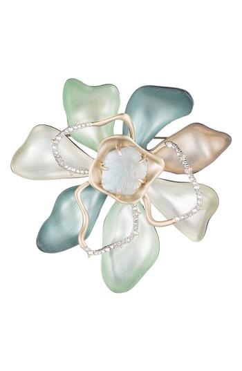 Women's Alexis Bittar Abstract Colorblock Flower Pin