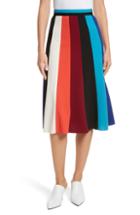 Women's Tracy Reese Colorblock Stripe Flared Skirt