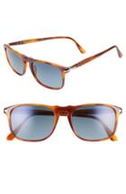 Women's Persol 54mm Polarized Sunglasses - Tortoise/ Blue Gradient