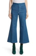 Women's Colovos Crop Flare Jeans - Blue/green