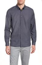 Men's Ted Baker London Lamonic Geo Print Sport Shirt (s) - Blue