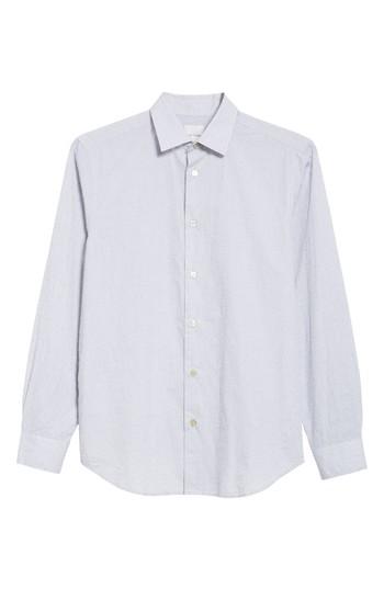 Men's Paul Smith Nep Dot Woven Shirt - Blue