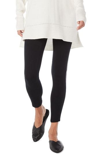 Women's Michael Stars Tuxedo Stripe Leggings - Black