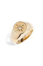 Women's Five And Two Margherite Signet Ring