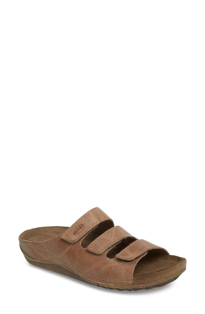 Women's Wolky Nomad Slide Sandal -7.5us / 38eu - Beige