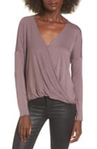 Women's Lira Clothing Modern Surplice Top - Purple