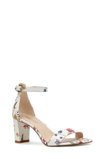 Women's Nine West Pruce Ankle Strap Sandal .5 M - Black