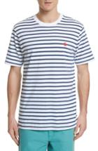 Men's Carhartt Work In Progress Camp Stripe T-shirt - Blue