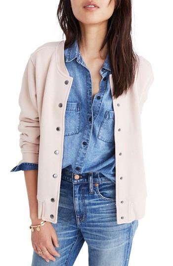 Women's Madewell Bomber Sweatshirt