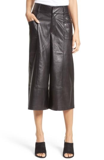 Women's Frame Leather Culottes
