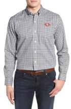 Men's Cutter & Buck League San Francisco 49ers Fit Shirt, Size Small - Black