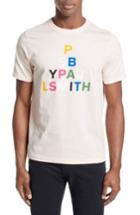 Men's Ps Paul Smith Logo Print T-shirt - Pink