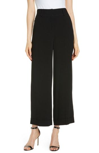 Women's Dvf High Waist Culottes - Black