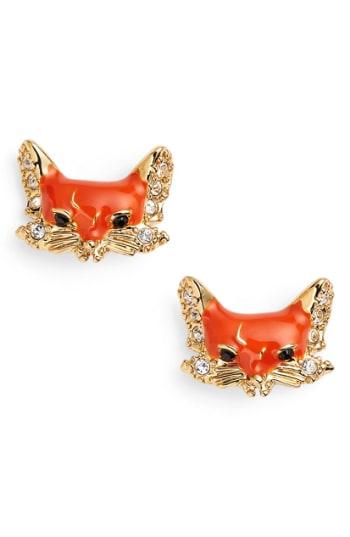 Women's Kate Spade New York Fox Stud Earrings