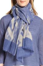 Women's Eileen Fisher Linen & Organic Cotton Ikat Scarf