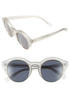 Women's Le Specs 'edition Five' 51mm Sunglasses - Matte Grey/ Gold