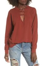 Women's Pst By Project Social T Infinity Knot Sweatshirt - Burgundy