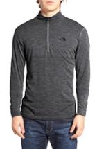 Men's The North Face Merino Wool Blend Quarter Zip Pullover - Grey
