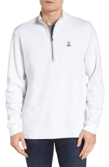 Men's Psycho Bunny Golf Half Zip Pullover (xxl) - White