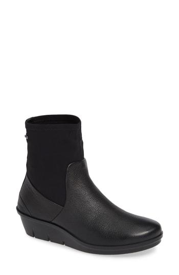 Women's Ecco Skyler Gore-tex Sock Bootie -5.5us / 36eu - Black