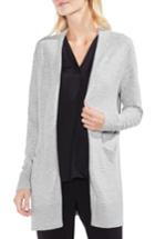 Women's Vince Camuto Ribbed Long Cardigan - Grey